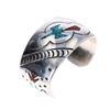Image 9 : Navajo Tommy Singer Chipped Inlay Bracelet c 1960s