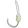 Image 1 : Navajo Bernadine Begay Tsosie Turquoise Bolo Tie