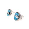 Image 2 : Two Zuni Effie C. Turquoise Snake Effigy Rings