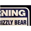 Image 3 : Grizzly Bear Warning Sign from Canada