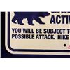 Image 4 : Grizzly Bear Warning Sign from Canada