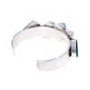 Image 6 : Navajo Sterling Silver Multi Stone Bracelet c 1960