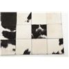 Image 7 : Premium Cowhide Patchwork Quilt Blanket