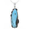Image 2 : Navajo Cripple Creek Turquoise & Sterling Necklace