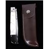 Image 12 : AKC Italian Pearl Resin Switchblade Knife w Sheath
