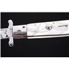 Image 6 : AKC Italian Pearl Resin Switchblade Knife w Sheath