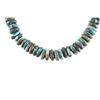 Image 2 : Navajo Apache Blue Turquoise Discoidal Necklace