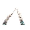 Image 6 : Navajo Apache Blue Turquoise Discoidal Necklace