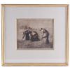 Image 1 : Jean-Francois Millet (1814-1875) Gleaners Etching