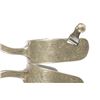 Image 5 : C. 1930-1960's Silver Mounted Drop Shank Spurs