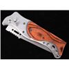 Image 12 : Stainless Clip Point Switchblade Knife & Light