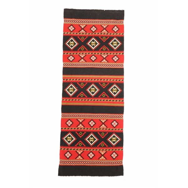 Mexican Saltillo Serape Blanket circa 20th Century
