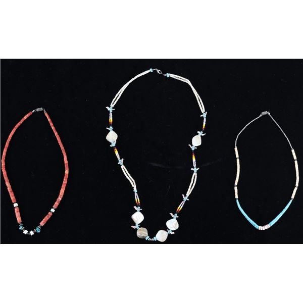 Navajo Multi Stone Necklace Collection c. 1960's