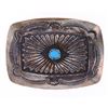 Image 2 : Navajo & Taxco Sterling Silver Buckle & Pin