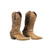 Image 2 : Durango Woman's 11" Heart Concho Brown Boots