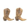 Image 3 : Durango Woman's 11" Heart Concho Brown Boots
