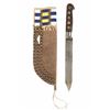 Image 1 : Cheyenne Beaded Tacked Sheath & Trade Knife