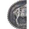 Image 3 : Western Cowboy Cast Buffalo Twisted Rope Buckle