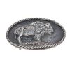 Image 4 : Western Cowboy Cast Buffalo Twisted Rope Buckle