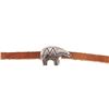 Image 5 : Signed Navajo Sterling & Leather Hat Band