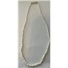 Image 1 : Genuine 16" Freshwater White Pearl Necklace