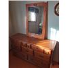 Image 1 : Vilias Canada Long Wood Dresser With Mirror