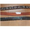Image 2 : Three Leather Ladies Belts Size 38