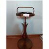 Image 1 : Vintage Teak & Brass Standup Ashtray