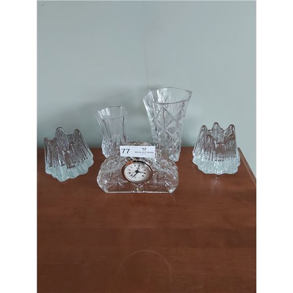 Assortment OF Crystal Items