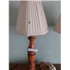 Image 2 : Two Wooden Table Lamps & Wooden Home Décor