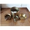 Image 1 : Four Brass Pots