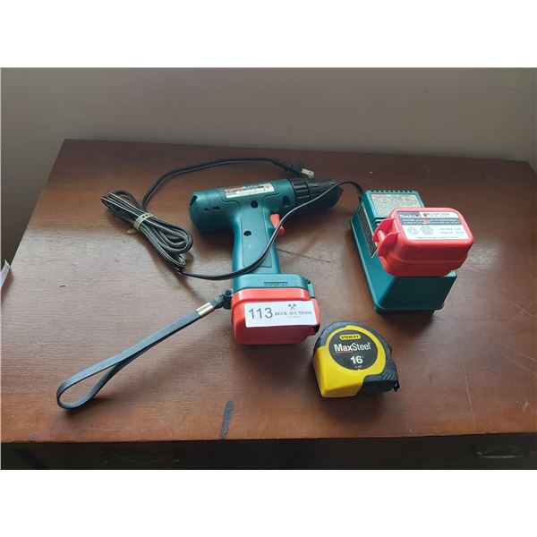 Makita Drill With Battery & Charger