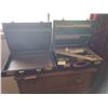 Image 1 : Two Leather Briefcases With Assorted Stationary Items
