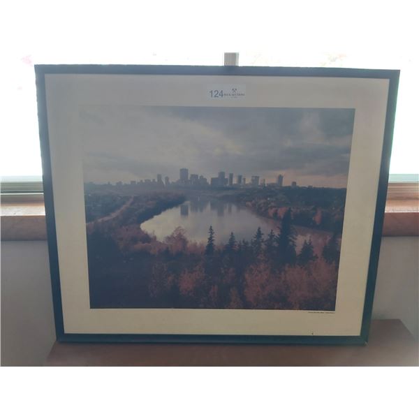 Print Of Edmonton River Valley By Hartmut Bloedorn