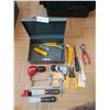 Image 1 : Metal Box With Drill Bits & Assorted Tools
