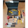 Image 2 : Metal Box With Drill Bits & Assorted Tools