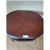 Image 2 : Oval Shaped Three Tier Wooden Table