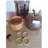 Image 2 : Wood Thimble Cabinet With Apple Ice Bucket & More