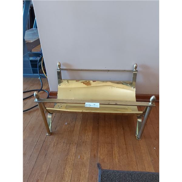 Brass Footed Log Holder