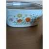 Image 2 : Two Corning Ware Wild Flower Casserole Dishes