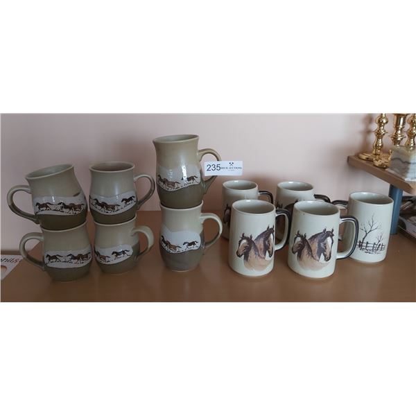Horse Mug Set (Pottery)