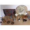 Image 2 : Assortment Of Brass/Copper/Silver Home Décor