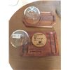 Image 2 : Three Wood Cheese Boards And Two Condiment Spinners