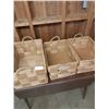 Image 2 : Three Wood Woven Baskets