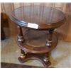 Image 1 : Wooden Round Accent Table
