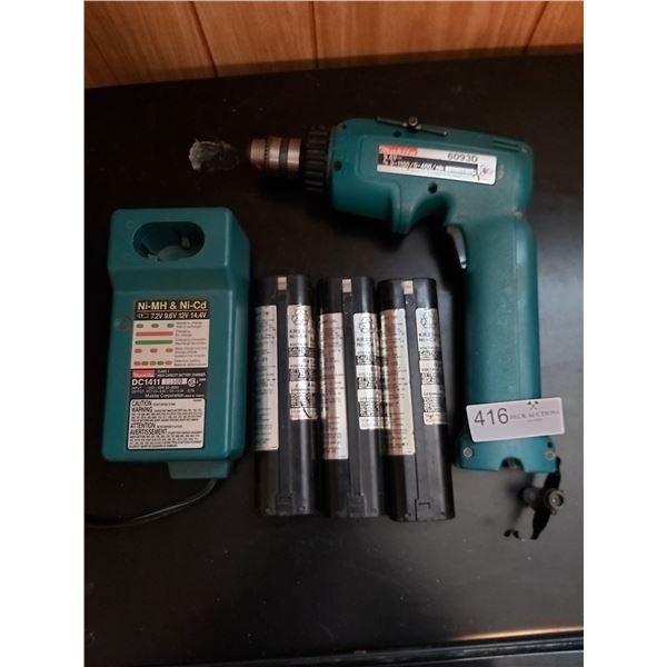Makita Drill With Battery & Charger
