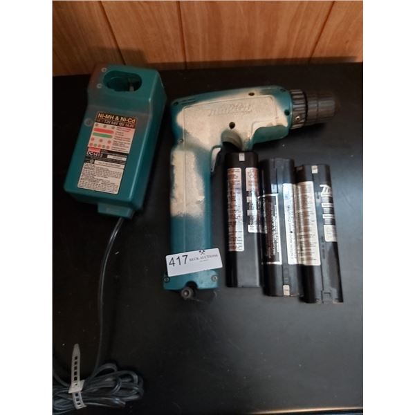 Makita Drill With Battery & Charger