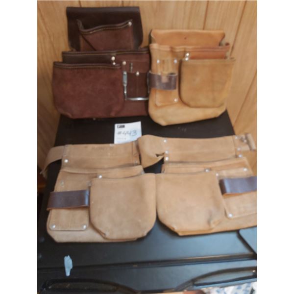 Assortment Of Tool Belts And Bags
