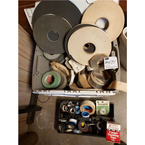 Large Assortment Of Various Types Of Tape