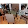 Image 12 : Glass top dining table and chairs cat C